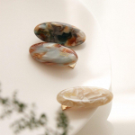 Jlauren Prantsuse Marmorist Klibu Mini Juukseklamber H01237 marble blue