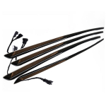 BMW f30/f31 jaoks 4 tk LED-i &uuml;mbritseva valguse riba Interj&ouml;&ouml;ri uksepaneeli lamp S&uuml;sinikkiud