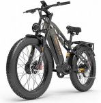 V&eacute;lo &eacute;lectrique LANKELEISI MG800 MAX 1000W*2 Samsunga 48V 20Ah 48km/h 130KM grey
