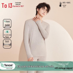 Hongdou Velvet Marshmallow Antibacterial Modal Thermal Underwear Set M