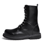 100% Ehtne Nahk Meeste Saapad Hingavad K&otilde;rge S&auml;&auml;rega Kingad V&auml;litingimustes Vabaaja Meeste Talvesaapad S&uuml;gise Lumesaapad Meestele Botas Homme 9.5 black