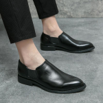 Mood &Auml;rikingad Mood Meeste Mokassiinid Retro Nahast Ametlikud Madalad Vabaaja Derby Kingad Meeste Vabaaja Kleit Oxfordid Botas Para Hombre 38 must