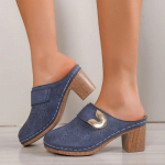 2024 Kingad Naised Suletud Ninaga Naiste Sandaalid V&auml;ljas Kontor ja Karj&auml;&auml;r Sandaalid Naised Rooma Paksu Kontsaga Suur Suurus Moodsad Sandaalid 36