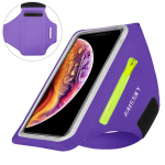HAISSKY Jooksmise Spordi K&auml;ev&otilde;rud iPhone 16 15 14 13 12 Pro Max 14 Plus Samsung S24 Ultra jaoks T&otilde;mblukuga K&auml;ekott &Uuml;mbris AirPods Pro 3 jaoks lilla