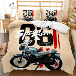 Motokrossis&otilde;itja Voodipesukomplekt &Auml;&auml;rmusspordid Tekikate Lapsed Teismelised Mehed Mootorratta Tekikate Mustuseratas Pol&uuml;ester Tekikate 70x133cm 2pcs