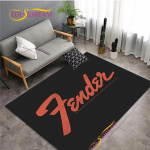 Fender p&otilde;leva kitarri mustriga vaip elutupp magamistuba Kohvi jooga matid k&ouml;&ouml;k Ukse Laste libisemiskindlad matid Alfombra s&uuml;nnip&auml;evakingitus 40x60cm16x24in