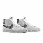 Nike Zoom Blazer Mid Premium SB 'Faded Pack - Grey Fog Black' DA1839-002 EU 36.5 hall/valge
