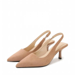 2024 Mood K&otilde;rged Kontsad Naiste Peokingad Br&auml;nd Daamide Kontsaga Kingad Naiste Pumbad &Otilde;huke Konts 6cm Must Roosa Punane Pluss Suurus 42 D124 4.5 aprikoosi