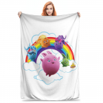 P&auml;ikeselised J&auml;nkud - Vikerkaare J&auml;nkud Tekk Pehme Soe Flanellist Visketekk Voodipesu Voodi Elutuba Piknik Reisimine Kodu Diivan 30x40in