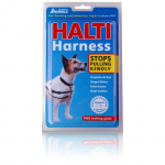 Harnais anti-traction HALTI - Rouge et Noir - Taille S must