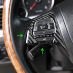 Auto s&uuml;sinikkiust sisemine roolipaneeli l&uuml;liti nupu katte trimm VW Touareg 2011 2012 2013 2014 2015 2016 2017 jaoks B 2pcs