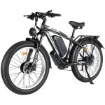 Elektriratas Philodo H8 26 1500Wx2 Mootor T&auml;iskasvanute Rasvarehvidega E-bike 48V 26AH 21 K&auml;iku LED-ekraan Maksimaalne koormus 150Kg Valge valge