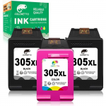 Cartouche D'encre Remanufactur&eacute;e pour Remplacer les Cartouches HP 305XL 305 XL(2 Noire,1 Couleur) &agrave; utiliser avec les [765]