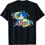 Sonic the Hedgehog'i 30. aastap&auml;eva l&uuml;hikeste varrukatega T-s&auml;rk S mitmev&auml;rviline