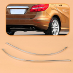 Rear Left Right Side Chrome Bumper Moulding Strip Trim ABS 2468850921 2468851021 fit for Mercedes B-Class W246