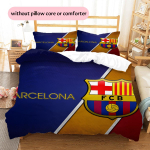 FC Barcelona Mustriga Voodipesu Kodu Dekoreerimine S&uuml;nnip&auml;evakingitus (1 * tekikott + 2 * padjap&uuml;&uuml;ri, ilma s&uuml;damikuta) 135x200cm