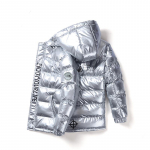 Poiste 2025 talvine kapuutsiga puuvillane p&uuml;stjakk - Paks, soe &uuml;ler&otilde;ivas lastele 180 cm h&otilde;be