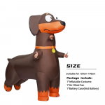 T&auml;iskasvanute Multikakujuline T&auml;ispuhutav Vorstikoer Cosplay Kost&uuml;&uuml;mid Peo Halloween J&otilde;ulupidu Riided Etendus T&auml;ispuhutav R&otilde;ivas One Size