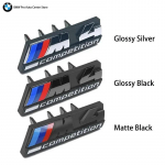 BMW Kuuma 2025 3D Embleem Auto Esiv&otilde;re M&auml;rk M1 M2 M3 M4 M5 M6 M7 M8 Competition E92 E93 F36 G01 G02 G05 G11 G12 G21 G29 G30 Glossy Silver