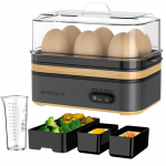 Anfilank Keedetud Munakeetja Auruga Hoiab Soojana ja Aurutatud Lihtne Saadaval 3 PSE Lihtne Puhastada Keetja, Funktsioon, Pehmeks Keedetud Munad, K&otilde;vaks Keedetud