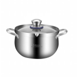 Berghoff 22cm Multifunktsionaalne 3-kihiline roostevabast terasest pott aurutajaga