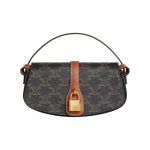 CELINE Sidemega Rahakott Tabou Triomphe L&otilde;uendil Pruun Naiste Rahakotid 10I592DQ2-04LU Basic Set (Bag+Dust Bag)