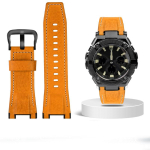 Casio GST-S100G S110 S130L W100G W110 210B 400G kella rihm l&otilde;uend K&auml;epael 26*14mm Meeste pehme lehmanahast Nahast kella rihm 26X14mm black