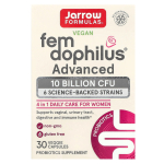 Jarrow Formulas, Vegan Fem Dophilus, T&auml;iustatud, 10 miljardit CFU (240 mg), 30 taimset kapslit