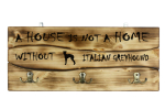 Italian Greyhound, Italian Sighthound - clothes hanger with a dog, medal display, home decoration from the Art-Dog brand