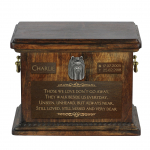 Yorkshire Terrier, Yorkie III - urn for dog ashes, personalized urn with engraving, commemorative box for dog ashes by Art-Dog brand