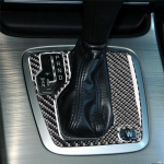 Auto k&auml;igukasti paneeli kate sisekujundus dekoratiivne kleebis s&uuml;sinikkiud Volvo XC90 2003-2014 LHD jaoks Carbon Fiber Pattern