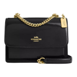 Coach Klare 18 Logoga Klapiga Crossbody Kott Naiste &Otilde;lakott Must CV425-IMBLK Basic Set (Bag+Dust Bag)