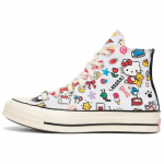 Hello Kitty x Converse Chuck Taylor All-Star Kleebistega Unisex Tossud Valge Roosa-Roheline A17696C 35