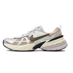 Nike V2K Run Slip Resistant Low top Casual Running Shoes Women's Brown Silver FD0736-100(Team15-) 36.5 gray