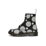 dr. Martens 1460 Nahast L&auml;ikivad Tr&uuml;kitud L&uuml;hikesed Poolsaapad Naiste Saapad Must 26876009 38 black