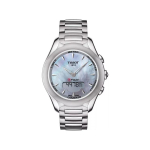 Tissot T-Touch P&auml;ikeseenergia Kvartsliikumisega Spordikell Naiste kellad P&auml;rlmutter Roostevaba teras T075.220.11.101.00 Mother-of-Pearl Color Watch Dial gray