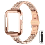 TPU-&uuml;mbris + &otilde;huke kellarihm Apple Watch Ultra 3 2 1 49mm jaoks iWatch 11/10/9/8/7/6/5/4/3/2/1/SE 46mm 45 44 42 41 40 38mm rihmaga 38mm (series 1 2 3) beige