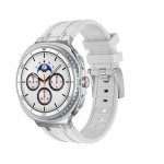 Silikoonrihm Samsung Galaxy Watch 8 Classic 46mm jaoks Luksuslik Kummist Meeste K&auml;ev&otilde;ru Samsungi kella 8 40mm 44mm jaoks Kaardus Otsaga Rihm Galaxy 8 40mm 44mm