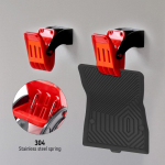 Autopesula p&otilde;randamati riidehoidja libisemisvastased vedruklambrid roostevabast terasest 4tk autopesu p&otilde;randamati kinnitusklambrid sisemised varuosad CHINA