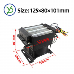 220V 500W PTC Fan Heater Controller Ceramic Heater with fan Heating Element Constant Temperature Heater Fan Heating Equipment