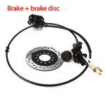 Go-karti jalaga juhitav h&uuml;draulilise ketaspiduriga 160 mm kettaga komplekt 168 cc kartidele, ATV-dele, quadidele, pitbike'idele, dirt bike'idele 1 set black