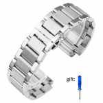 27*19mm Roostevabast terasest rihm H&otilde;bedane Hublot kella rihma k&auml;ev&otilde;ru jaoks Big Bang Classic Fusion seeria Meeste Naiste kellaribad 27-19mm
