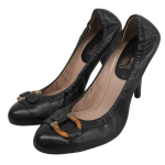 Excellent Salvatore Ferragamo pumps black leather Women 7 Used black