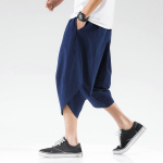 Meeste Harajuku vabaaja haaremp&uuml;ksid Meeste lohvakad jogger-dressip&uuml;ksid Naiste suur suurus Suvi 5XL blue