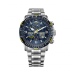 Citizen Promaster Series Blue Angel II Eco-Drive Spordi Lennundus Komand&ouml;r P&auml;ikeseenergia Kvarts Meeste kellad JY8078-52L Regular Watch Box,Blue Dial