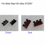 1 tk Moto Razr 60 Ultra XT2557 jaoks Helitugevuse k&uuml;lgklahv Moto Razr60 Ultra helitugevuse suurendamise/v&auml;hendamise k&uuml;lgklahvi l&uuml;liti varuosad roheline