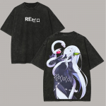ReZero Anime F&auml;nn Pesitud T-s&auml;rk Isikup&auml;rased Riided &Uuml;legabariidilised Unisex Aastaringselt Kantavad Riided K&otilde;rge Kvaliteet Kuum Toode Mugav L