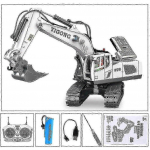 1/14 M&otilde;&otilde;tkava G308H 18-kanaliline t&auml;ismetallist h&uuml;drauliline RC Ekskavaator RTR (Valmis t&ouml;&ouml;ks)