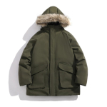 Pardisuledast puuvillast meeste paks puuvillajakk mitmek&uuml;lgne tuulekindel ja soe parka 8XL gray