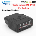 Vgate vLinker MC ELM327 V2.2 Bluetooth 4.0 OBD2 skanner OBD 2 BimmerCode FORScan Autokere diagnostikavahendid ELM 327 V1 5 New Case BT3.0